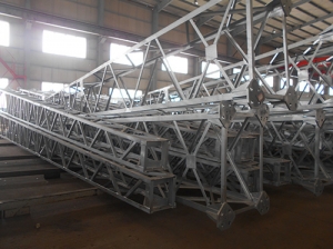 Galvanized iron support